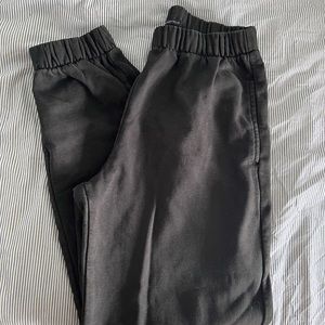 brandy melville black rosa sweatpants